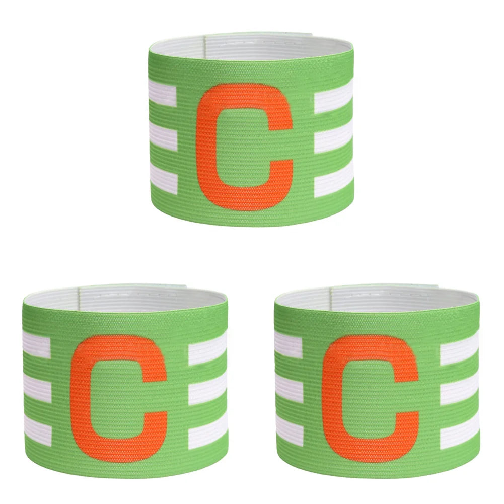 Soccer Captain Armband Adjustable for Kids and Adults 1-5 Pieces