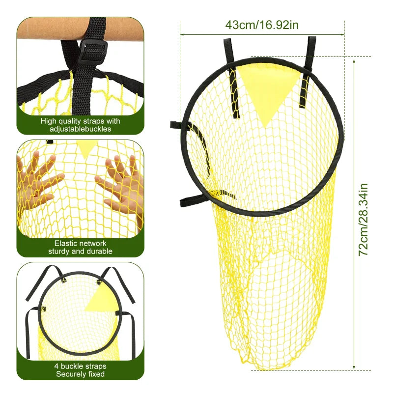 Football Target Net Foldable Football Training Net Easy to Attach and Detach Soccer Goal for Football Training Practice 17x28in - Buy online at  Vibe In Cart.