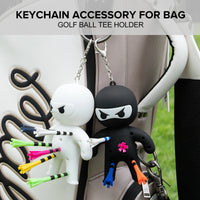 Cute Ninja Portable Golf Ball Tees Holder Keychain - Hote Sale Golf Accessory for Club Bag - Buy online at  Vibe In Cart.