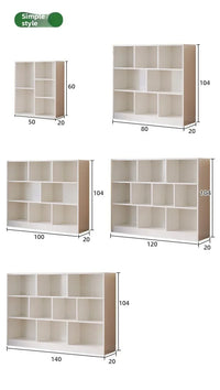 Multi-Grid Storage Cabinet with Multi-Layer Shelves for Home
