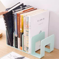 Medium Four-Tier Plastic Book Storage Rack for Office