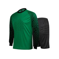 Boys Long Sleeve Polyester Soccer Goalkeeper Uniform Set