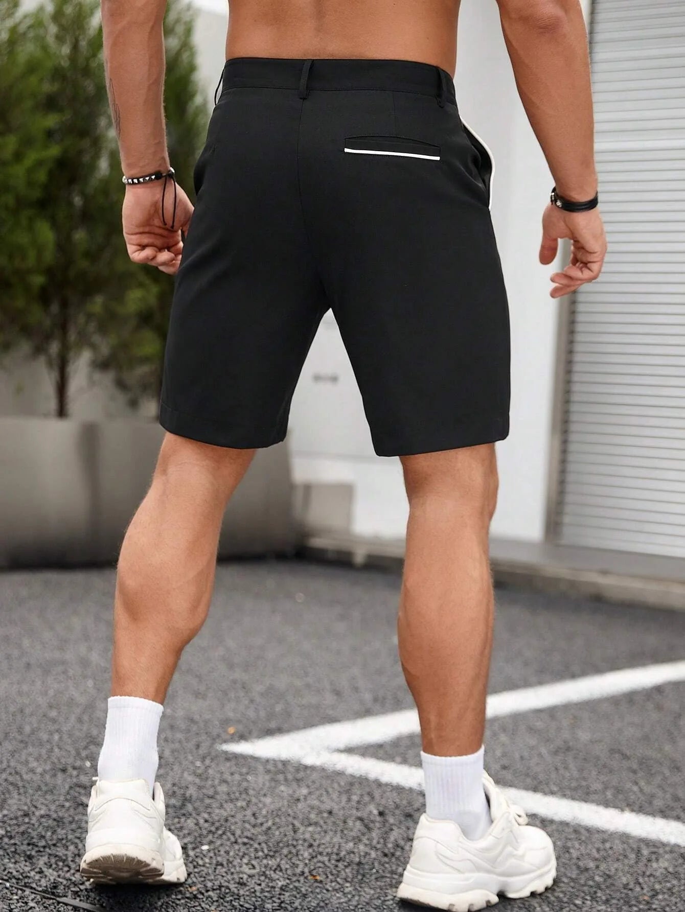 Summer Men's  Casual  Shorts Comfortable Golf  Knee Pants  Lightweight Stretch Casual Hiking Pants Summer Business Streetwear