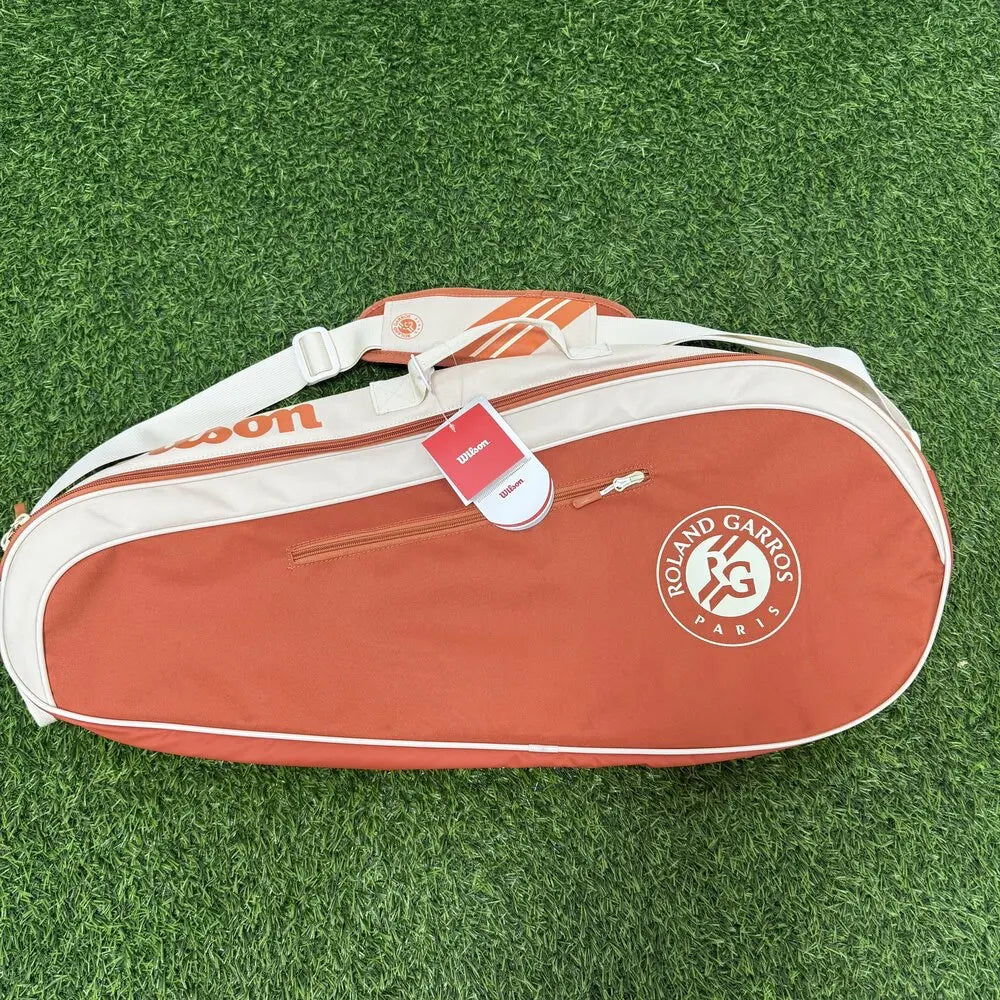 Wilson Roland Garros 2025 Team 3PK Backpack French Open Multi functional Large Capacity Orange Double Single Tennis Bag - Buy online at  Vibe In Cart.