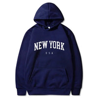 Men's Polyester Hooded Pullover Hoodie With Print