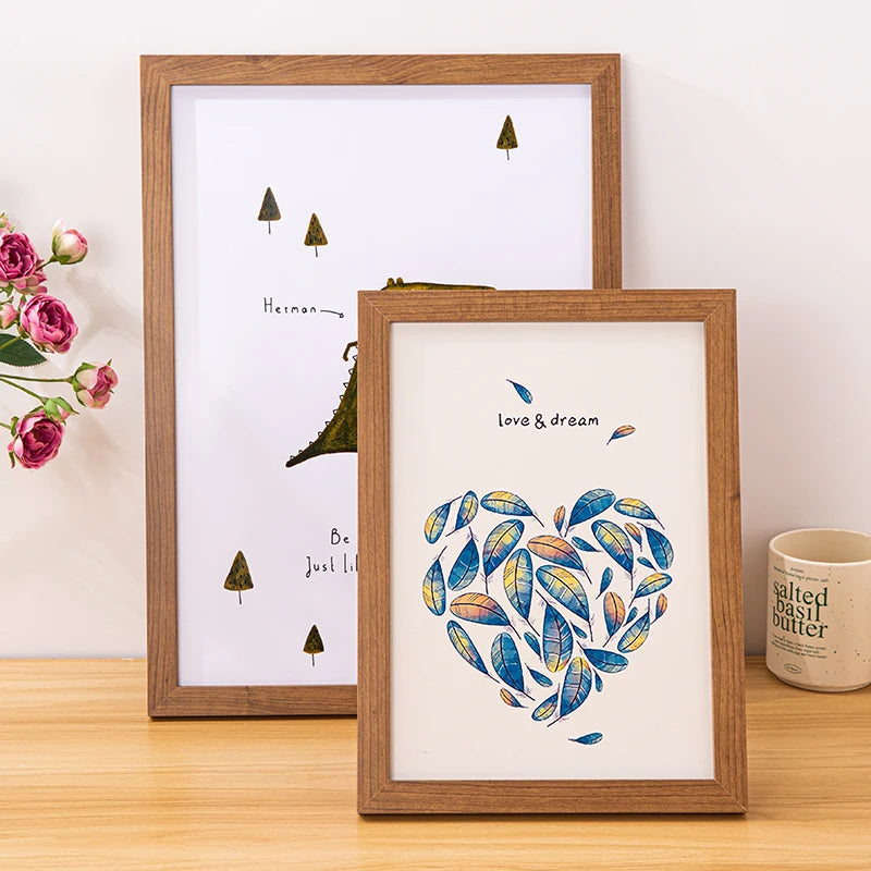 Picture Frame MDF 30X40cm 21x30cm 15X20cm A4 A8 Square Tabletop Photo Frames Wall Art Poster Display Bedroom Home Decor - Buy online at  Vibe In Cart.