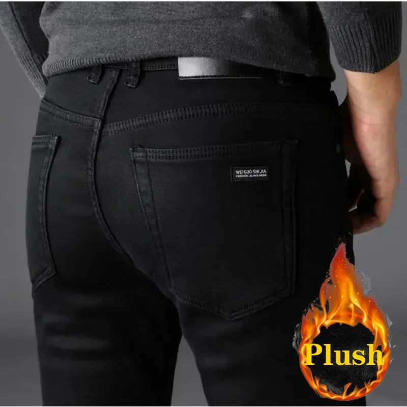 Spring Autumn Men Classic Fashion Brand Jeans Homme Man Soft Stretch Black Biker Masculino Denim Trousers Mens Pants Overalls - Buy online at  Vibe In Cart.