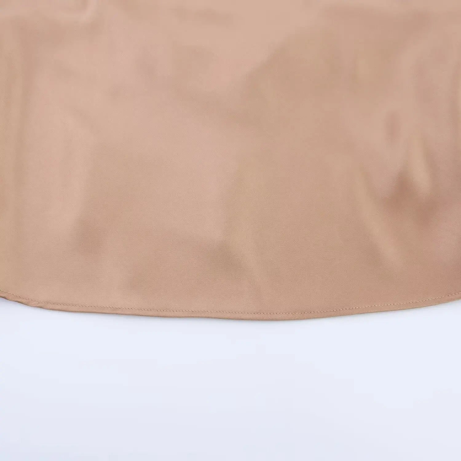 Women's Short Sleeveless Backless Tops with Buttons, Polyester