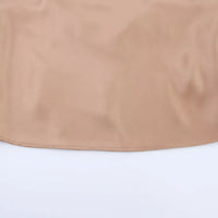 Women's Short Sleeveless Backless Tops with Buttons, Polyester