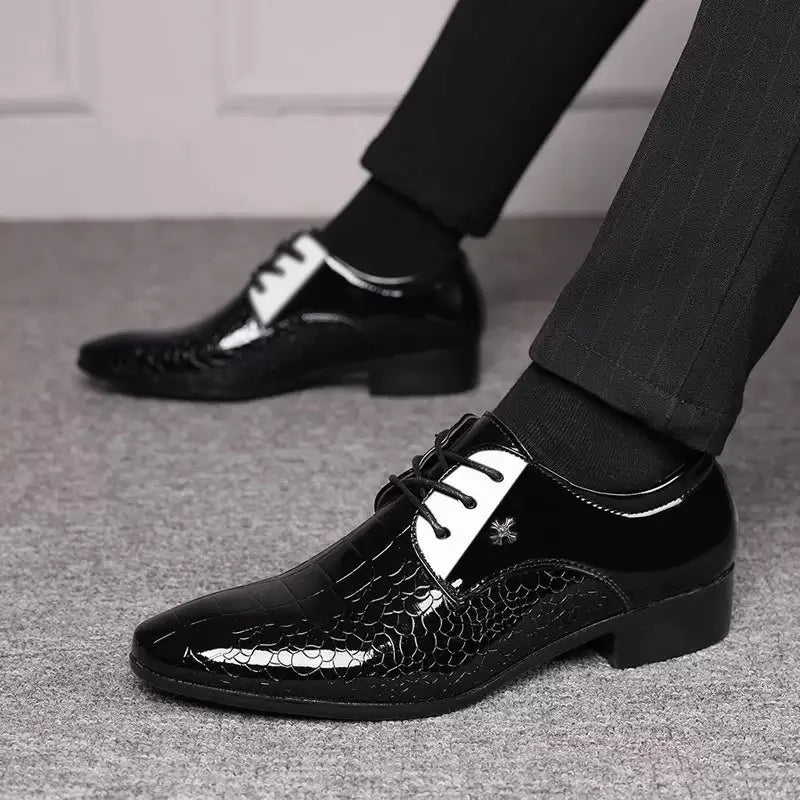 Men's  Leather Shoes Black Soft Leather Soft Bottom Spring And Autumn Best Man Men's Business Formal Wear plus size 38-48 - Buy online at  Vibe In Cart.