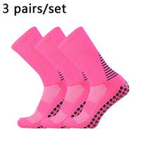3pairs Shield Pattern Circular Silicone Non slip Football Socks Men Women Football Socks Training Match Sports Grip soccerSocks - Buy online at  Vibe In Cart.