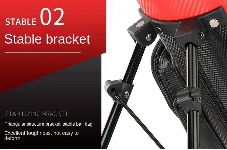 Unisex PU Golf Bag for 9 Clubs with Multiple Colors