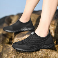 Men's Breathable Mesh Casual Shoes Non-Slip Outdoor Lightweight