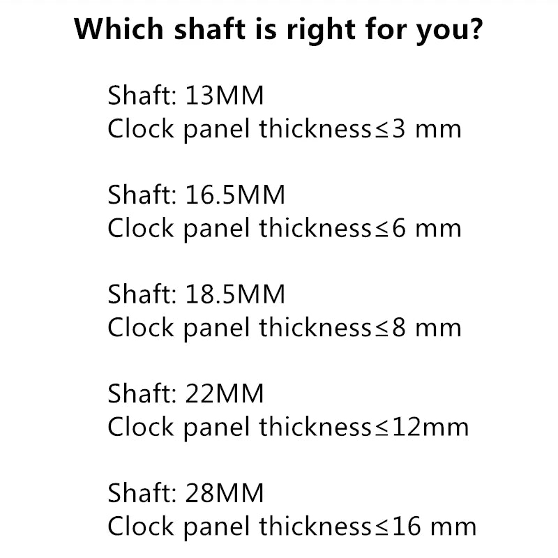 Mute DIY Wall Clock Movement Mechanism with Clock Hands Silent Kit Battery Operated Watch Repair Parts Replacement Set - Buy online at  Vibe In Cart.