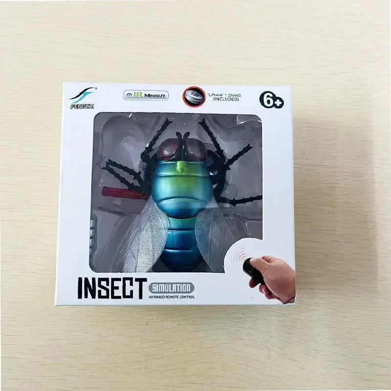 Trick Electric Cockroach Pet RC Simulation Spider Robotic Remote Control Ant Toy Halloween Xmas Mini Gift for Adult Prank Insect