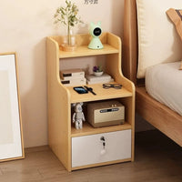 Bedside Table Bedroom Small-scale Simple Storage Rack High-capacity Modern Simple Storage Cabinet Multi Layer Storage Lockers - Buy online at  Vibe In Cart.