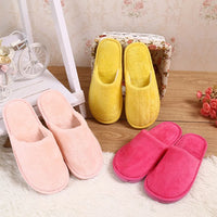 Men's Winter Slippers Warm Bedroom Plush Shoes Home Floor Soft Indoors Thin Velvet Solid Color Non Slip Half Drag Slipper - Buy online at  Vibe In Cart.