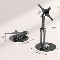 Adjustable VESA Mount Monitor Stand for 12-22 Inch Screens with 360 Degree Rotation