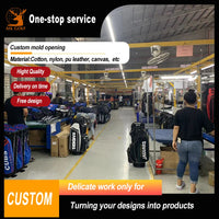 ASL GOLF OEM Brand Custom logo Black Tour Staff Golf Bags Pu Leather Waterproof Golf Bag for  with 14 - Buy online at  Vibe In Cart.