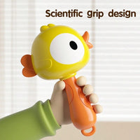 Educational Plastic Animal-Shaped Maracas for Infants and Toddlers, 9x5x5cm