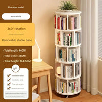 360° Rotatable Bookshelf Multifunctional Living Room Round Storage Rack Movable Children's Bookshelf - Buy online at  Vibe In Cart.