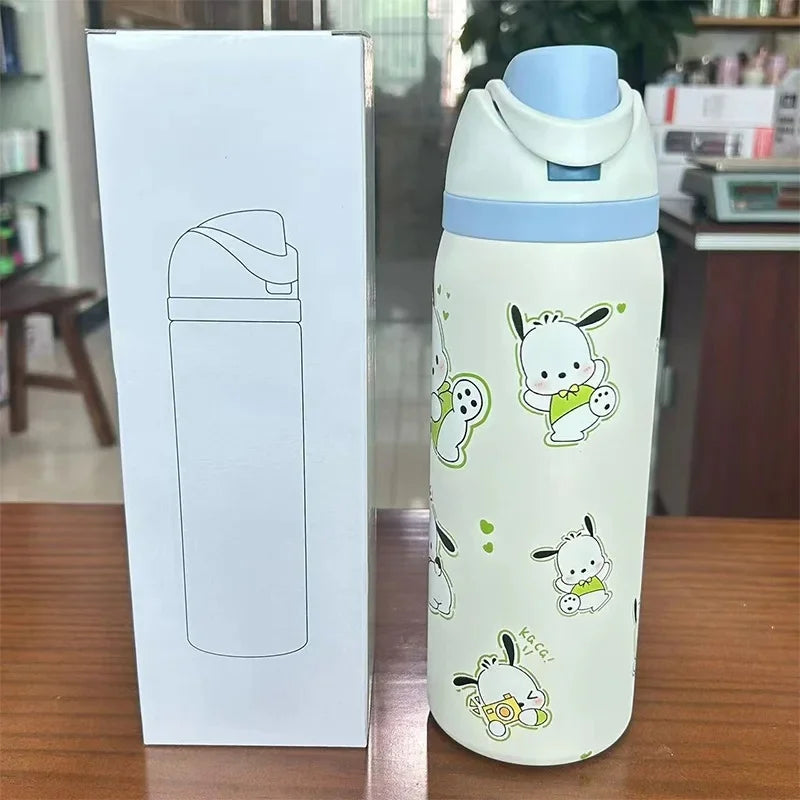 500ml Stainless Steel Thermal Insulated Flask for Kids with Leak Proof Design