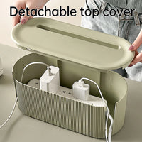 Rectangle Wire and Cable Storage Organizer Box for Earphone and Electric Wires