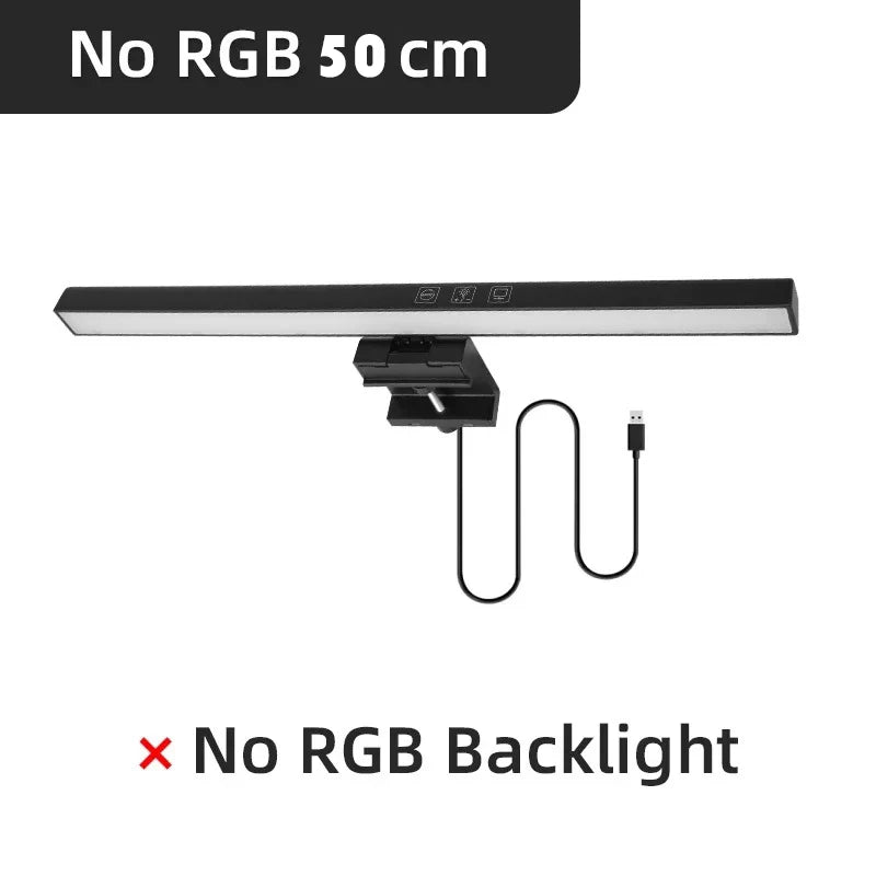 LED Desk Lamp for Monitor with RGB Backlight and Touch Controls