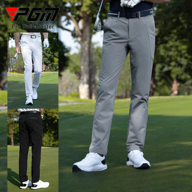 PGM Men Golf Pants Spring Summer Elastic Belt Sports Pant KUZ201 - Buy online at  Vibe In Cart.