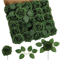 10~100pcs Rose Artificial Flowers Foam Fake Roses Wedding Bouquets Centerpieces Mothers Day Valentines Gifts Party Decoration - Buy online at  Vibe In Cart.