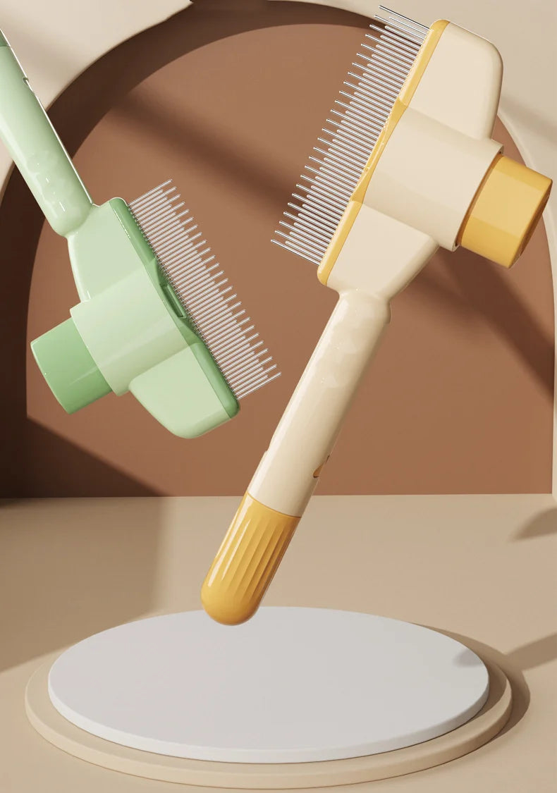 Dog Comb Pet Hair Remover One Button Dogs Brush Self-cleaning Cat Brush Massage Combs for Dog Grooming Brushes for Pet Products - Buy online at  Vibe In Cart.