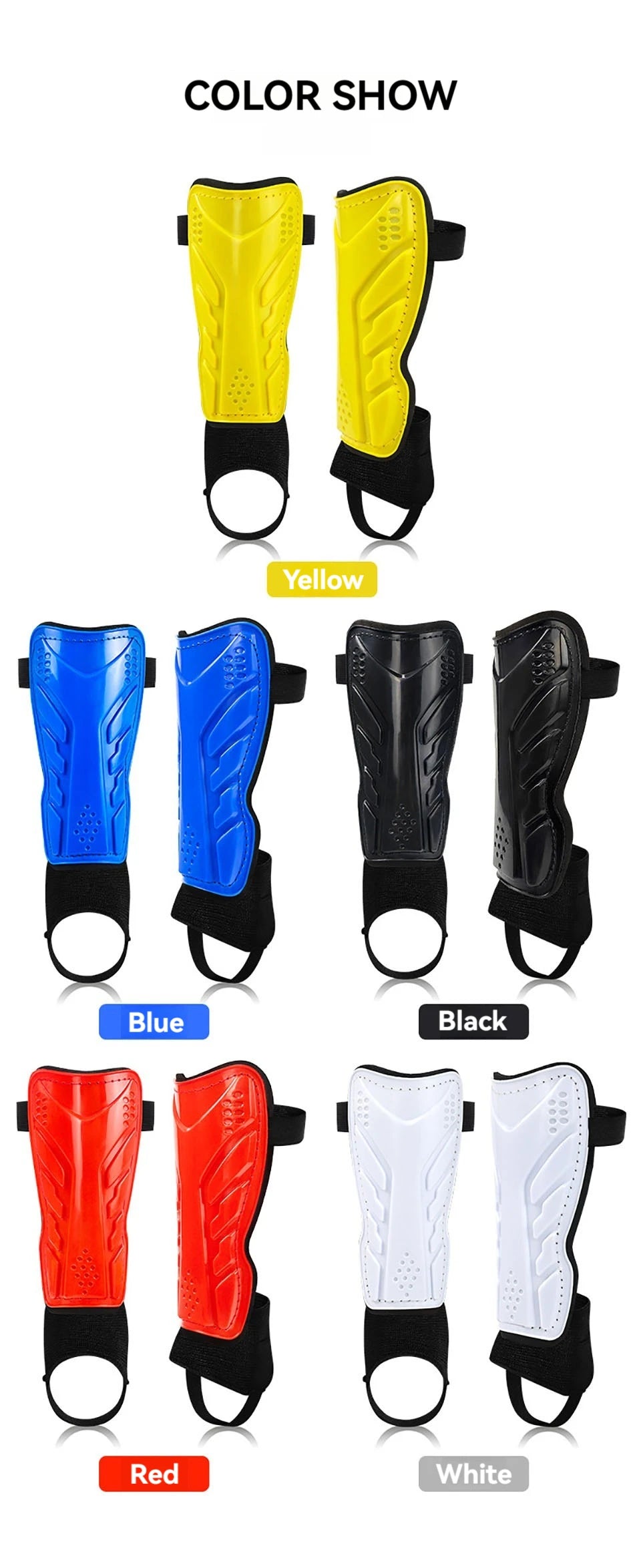Impact Resistant Football Shin Pads with EVA and PP Material