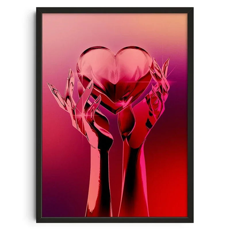 Classical Abstract Canvas Wall Art Print, Unframed, Vertical