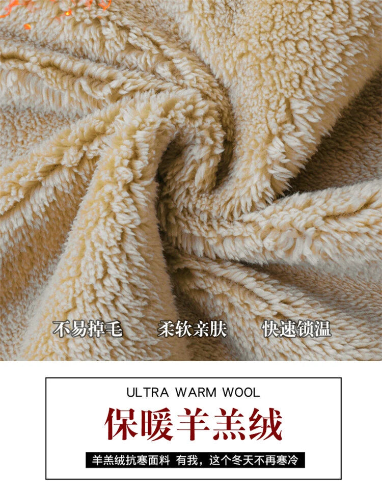 Winter Lambswool Coats Thicken Warm Jackets Long Sleeve Zipper Hoodies Casual Sports Fleece Black Coat Hooded Men Women Jacket - Buy online at  Vibe In Cart.