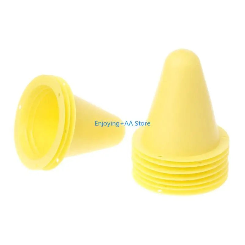 Y98F 10 Pcs Skate Marker Cones Roller Football Soccer Training Equipment Marking Cup - Buy online at  Vibe In Cart.