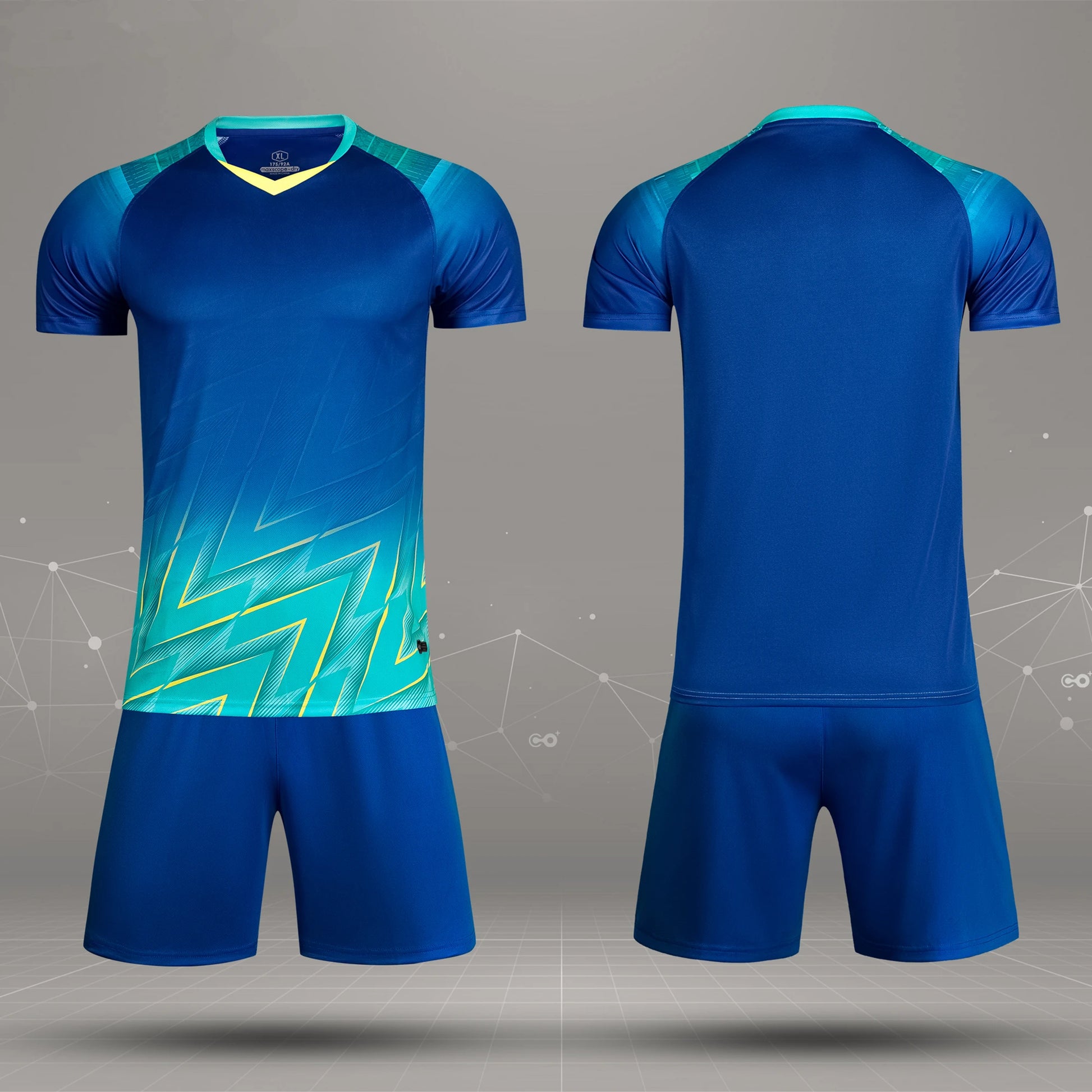 Men's and Boys' Polyester Short Sleeve Soccer Training Set