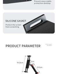 Adjustable VESA Monitor Stand for 10-20 Inch Screens with 360 Degree Swivel