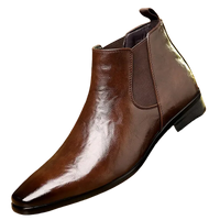 Winter Handmade High-quality Free Shipping Men's Warm High Top Pointed Waterproof Men's Shoes Short Boots Casual Versatile Trend - Buy online at  Vibe In Cart.