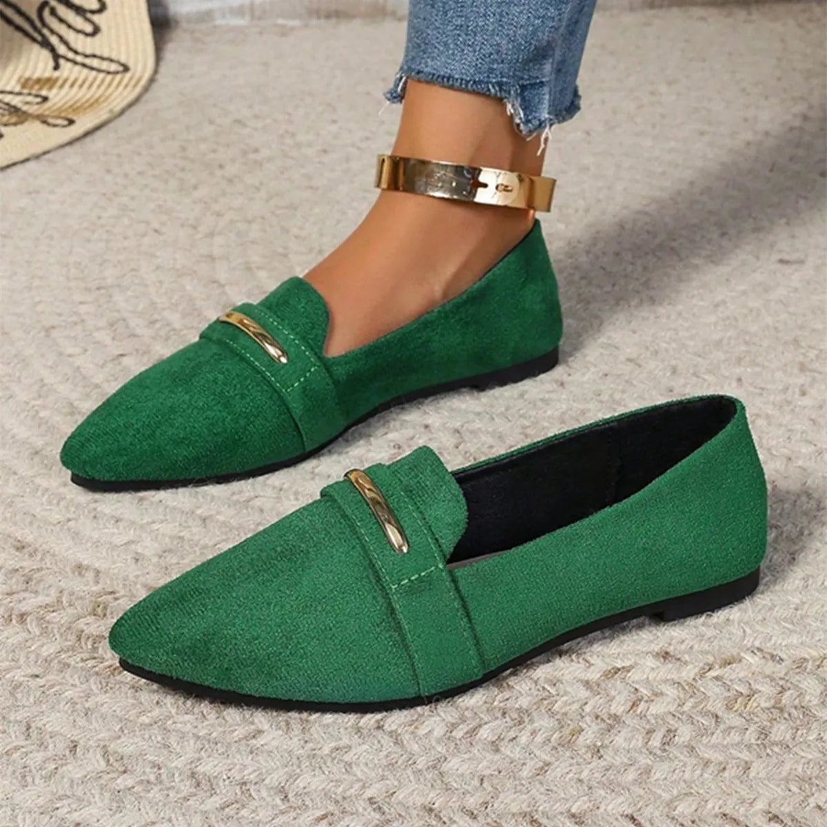 Loafers Flats Pointed Toe Casual Women Shoes New Comfortable Walking Mujer Zapatos:Wear-resisting - Buy online at  Vibe In Cart.