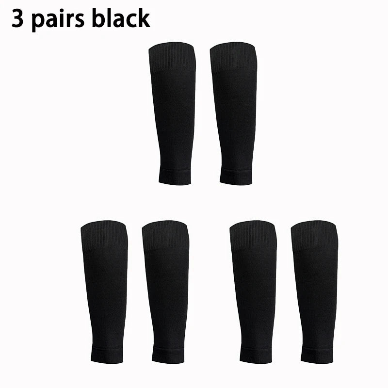 3 pairs New Football Socks Shin Pads Leg Cover Men Women Grip Cutsocks - Buy online at  Vibe In Cart.