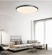 Smart LED Ceiling Lamp with Remote Control, Dimmable, White