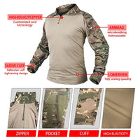 Tactical G3 Uniform Sets NEW Mens Camo Suits Outdoor Hunting Shirt Pants Tops Elastic Duty Cargo Trousers Windproof - Buy online at  Vibe In Cart.