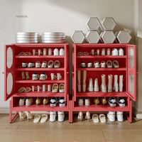 Minimalist Steel Shoe Organizer Home Shoes Storage Entryway Storage Locker Light Luxury Creative Shoe Cabinets for Living Room - Buy online at  Vibe In Cart.