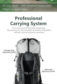 BISINNA Camping Backpack 25+10L Ultralight Travel Bag for Men Women Large Capacity Outdoor Sports Climbing Hiking Backpack - Buy online at  Vibe In Cart.