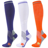 Knee-High Unisex Compression Socks for Varicose Veins 20-30 mmHg for Running and Cycling