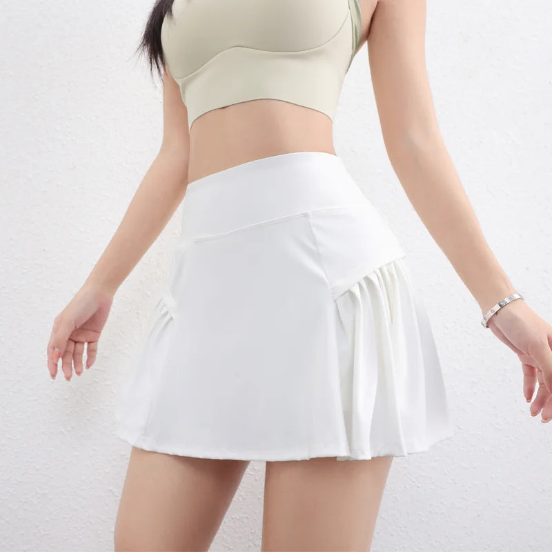 Sports Skirt Athletic Workout Pleated Dress Women Running Tennis Skirt Yoga Wear Active Clothing - Buy online at  Vibe In Cart.