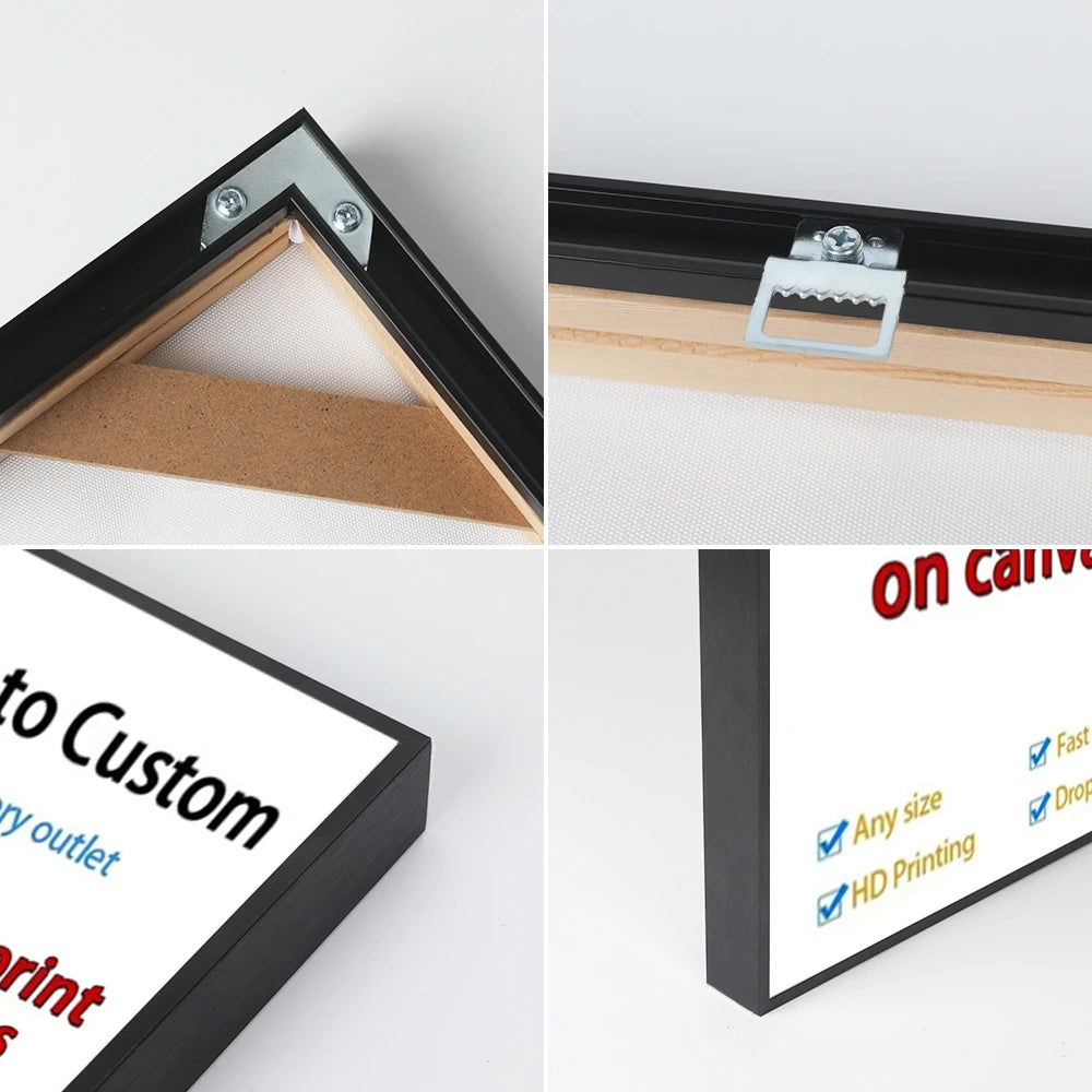 YWDECOR Custom Big Size Painting Canvas HD Print Your Picture Personalized Wall Art Poster Photo for Living Room Home Decor Gift - Buy online at  Vibe In Cart.