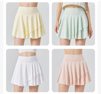 Tennis Skirt for Women with Sun Protection Athletic High-waisted Sun Block Skort Pleated Golf High-Waisted Pleated Shorts Bottom - Buy online at  Vibe In Cart.