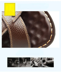 Men's 2025 Summer Leather Sandals Non - Slip Thick - Soled Soft and Comfortable for Beach and Outdoor Use - Buy online at  Vibe In Cart.