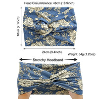 Hair Accessories Twisted Extra Large Thick Wide Headbands Turban Workout Headband Head Wraps for Women - Buy online at  Vibe In Cart.